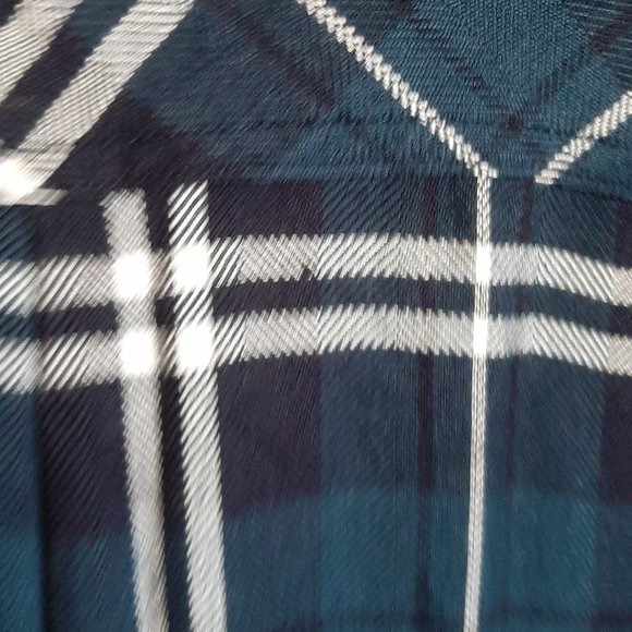 Rails Bianca Plaid Shirt Dress In Spruce White SZ XS - Picture 7 of 11